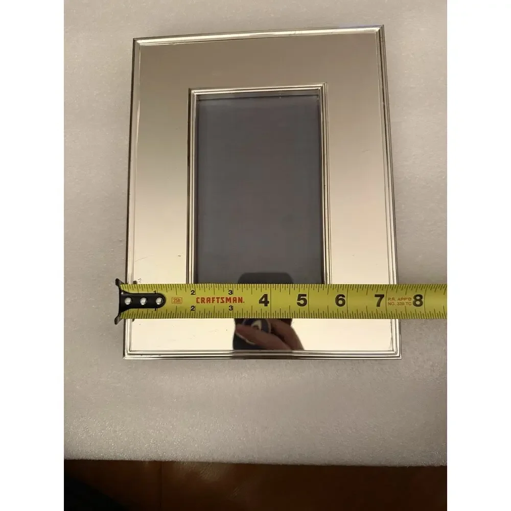 Reed & Barton Silverplate Photo Frame 4x6 Silver